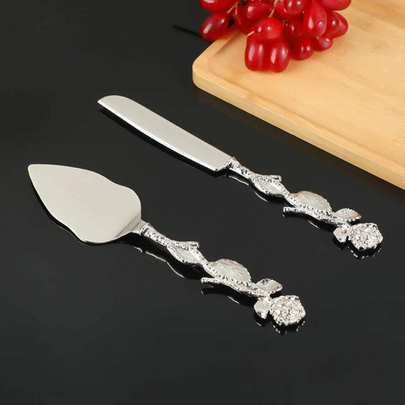 

Cake Knife Shovel Set Gold Exquisite Cake Tableware Western Food Supplies Wedding Birthday Party Supplies Cake Cutting Tools