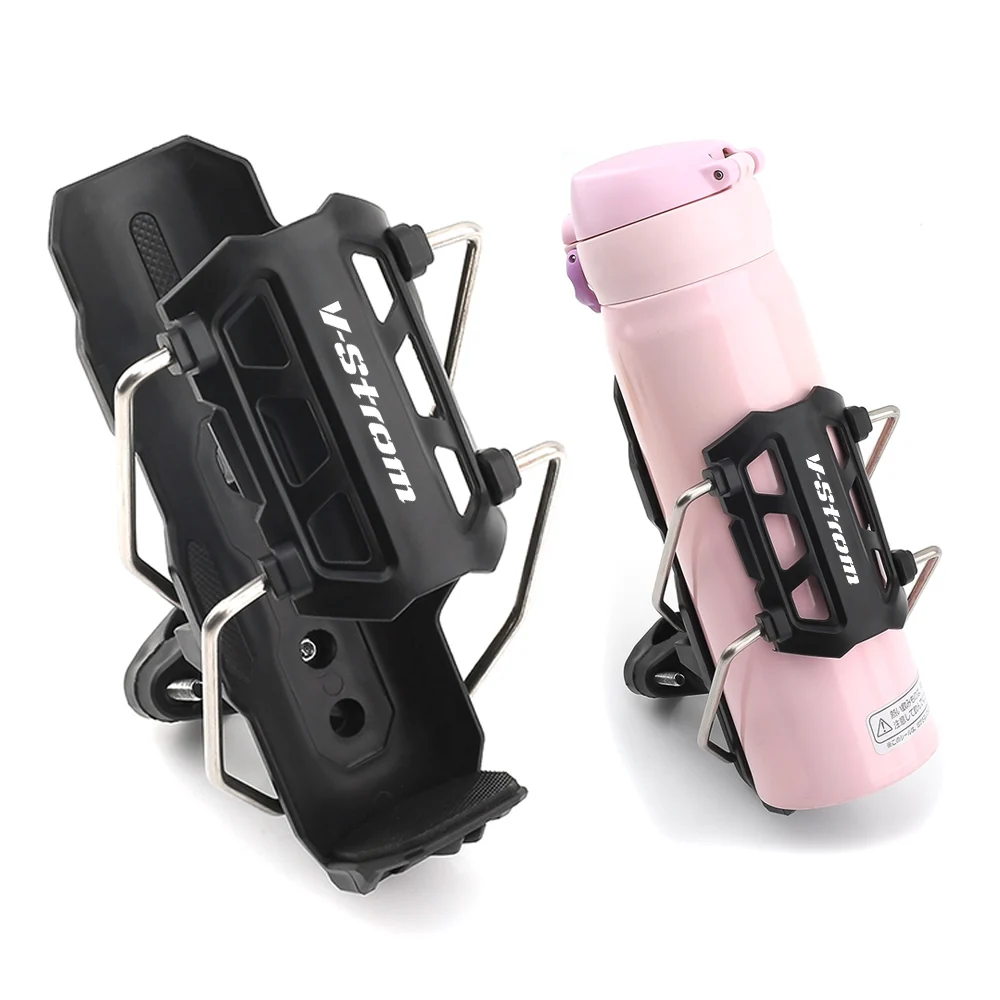 For Suzuki Vstrom 650 1000 1050 XT 1050XT DL250 DL650 DX8000 Motorcycle Water Bottle Drink Cup Holder Stand Accessories