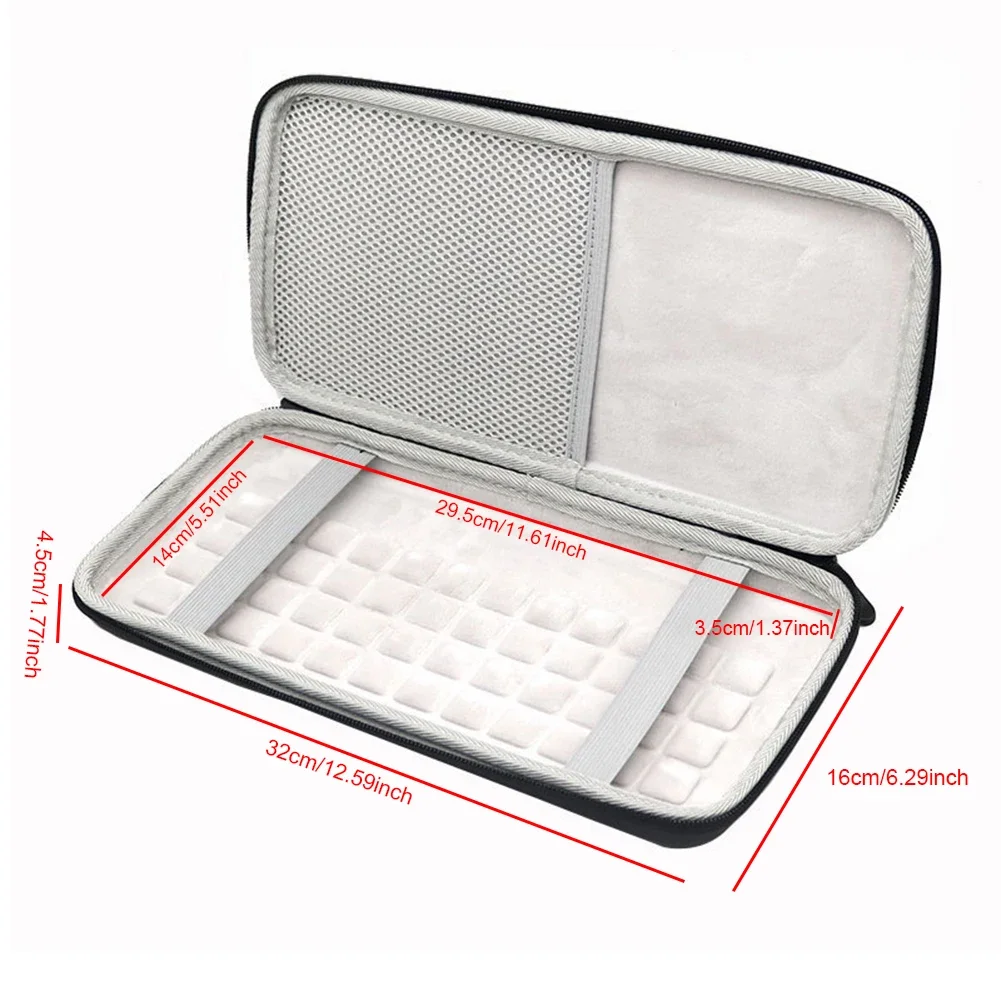Protective Storage Bag EVA Illuminated Keyboard Storage Case Carry Case for Logitech MX Keys Mini Wireless Keyboard for MX Keys
