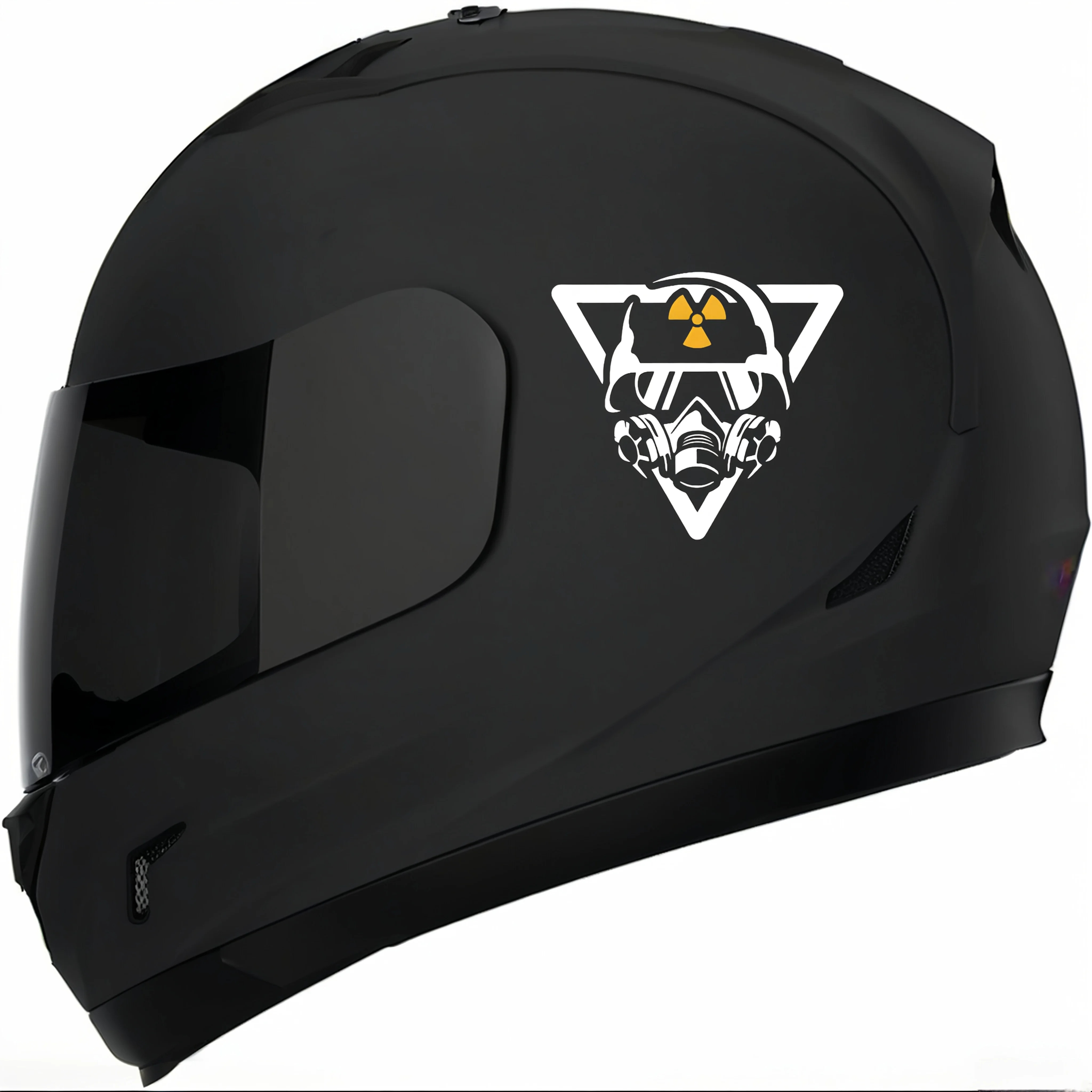 

1Pc Radioactive Warning Sticker, Self-Adhesive Vinyl Decal, for Car, Motorcycle, Laptop, Water Bottle & Guitar Decor