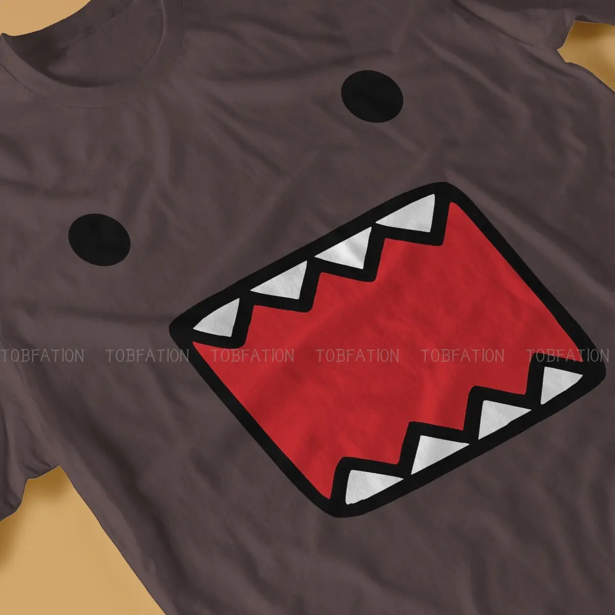 Domo Kun Doll Face Tshirt Homme Men Clothes 4XL 5XL 6XL 100% Cotton T Shirt