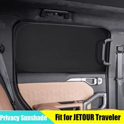 Car Privacy Sunshade Suitable for JETOUR Traveler T2 2023+ Car Front Curtain Insulation Glass Sunscreen Car Exterior Parts