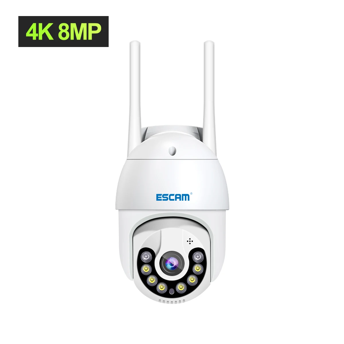 ESCAM QF800 ICSEE APP 8M 4K HD Full Color AI Humanoid Detection Bezprzewodowa kamera kopułkowa PTZ IP Onvif Rtsp Home Security CCTV Monito