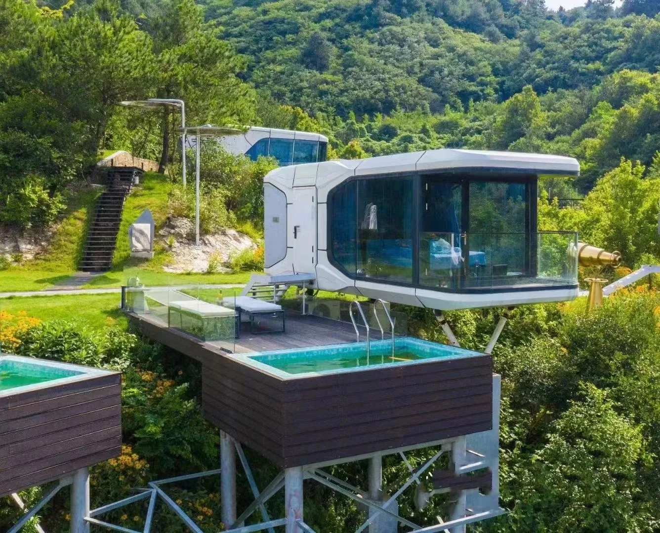 

High Cost-Effective Long Lifespan Space Capsule Traditional Quality Sandwich Panel Ensures Worry-Free Life One-Stop Service