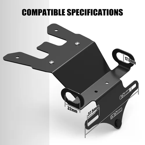 Imagen 2 del producto NICECNC para Honda Africa Twin CRF1100 /Adventure Sports 2020-2025 2024 soporte para matrícula Kit eliminador de guardabarros limpio trasero LED