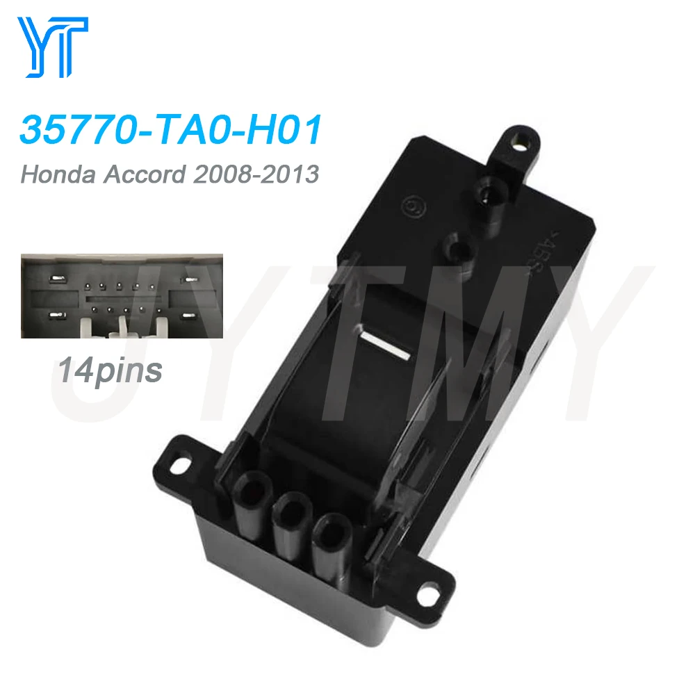 

35770-TA0-H01 Автомобильные аксессуары для Honda Accord 2008-2013, переключатель стеклоподъемника со стороны заднего пассажира, детали подъемника