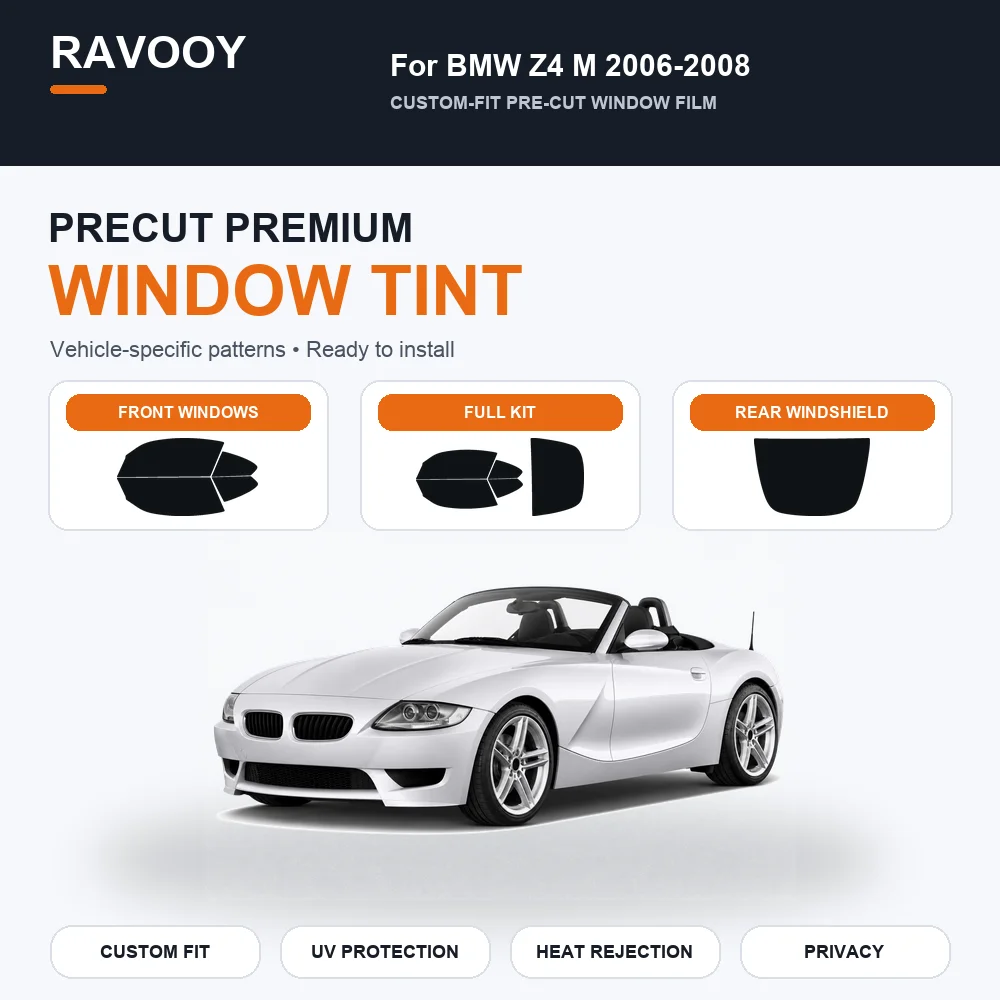 premium-precut-window-tint-kit-front-windows-rear-windows-rear-windshield-for-bmw-z4-m-2006-2008-complete-set-nano-ceramic-film