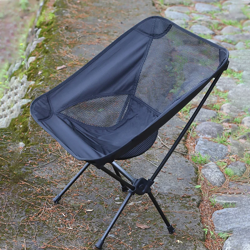 

High Back Camping Moon Chair Compact Foldable Beach Chair With High Quality