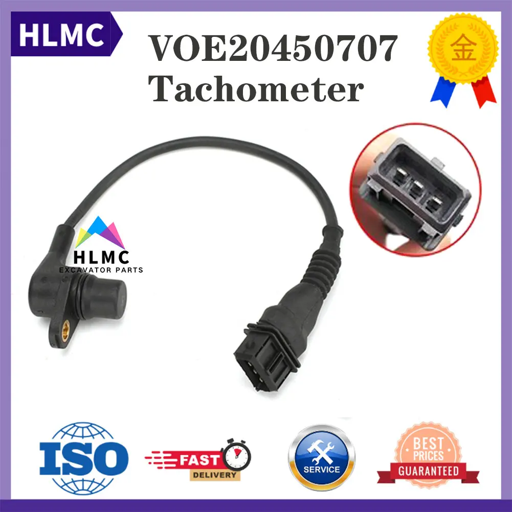 Crankshaft Speed Sensor EC210 EC240 EC290 Excavator Crankshaft Position Sensor 20450707 Voe20450707