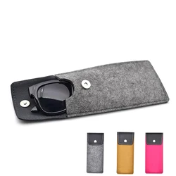 New Felt Glasses Case Colorful Candy Sunglasses case Eyeglasses Box Soft Bag accessoires Reading Glasses Bag