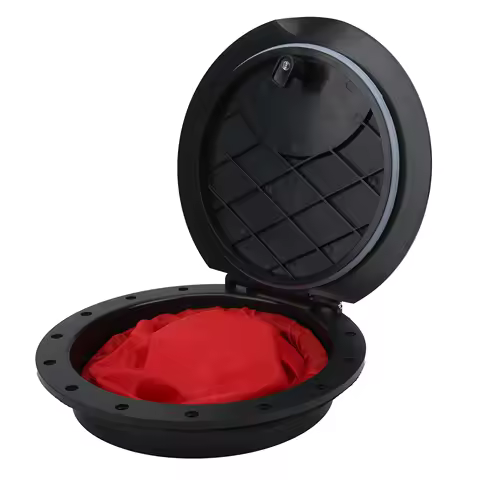9in ABS Round Hatch Cover Boat Plastic Fully Sealed Deck Plate for Kayaking Yacht Boat Cover Hatch Hatch Cover Hatch Cover Round