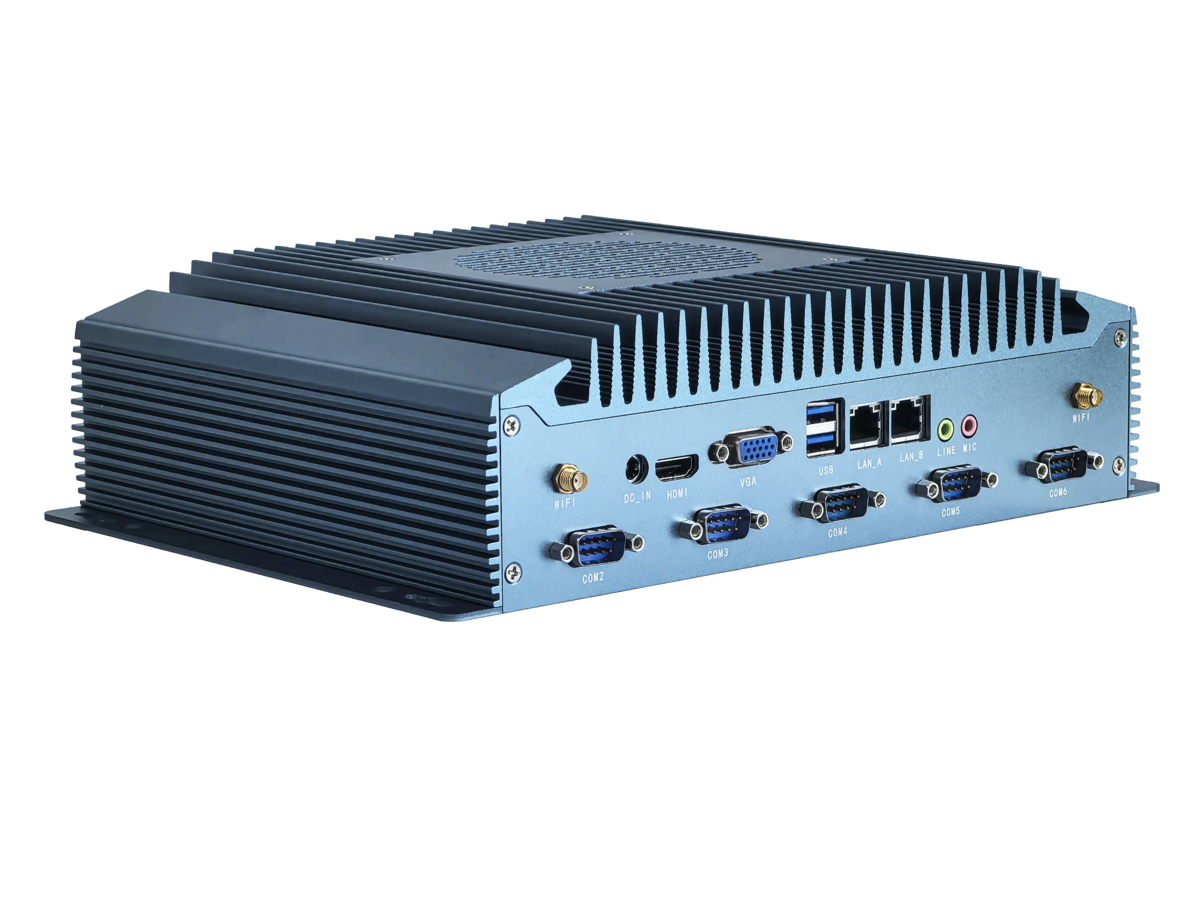 2025 Inter Smart New Industrial Control Host IPC6850 Top with Cooling Fan Intel 6th 7th Gen  LGA1151 CPUs 6*COM DDR4 WiFi