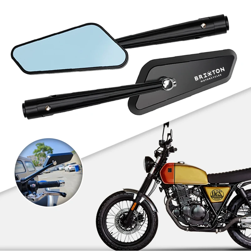 2Pcs Anti-fall Durable Motorcycle Small Rearview Mirrors Rear View Mirror For Brixton Cromwell 125 250 1200 Crossfire 500 125X