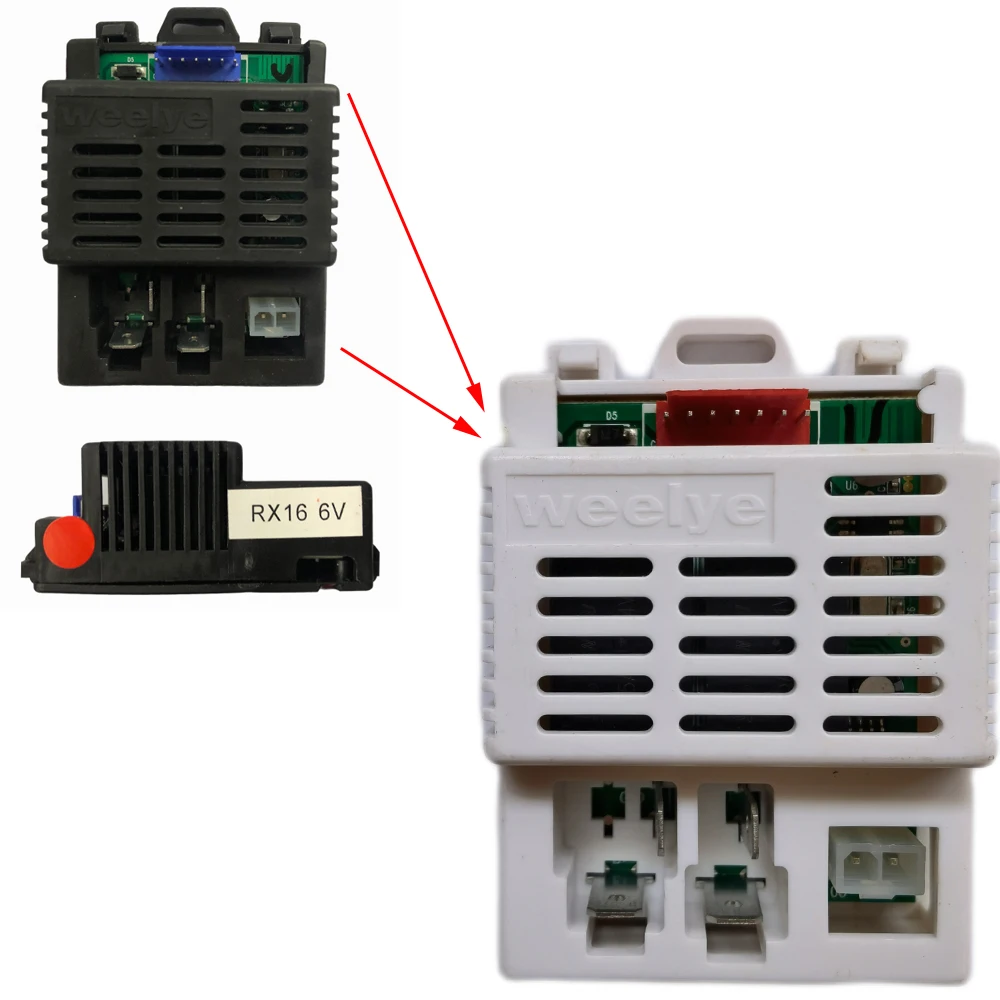 Weelee Wellye RX16 RX94 RX113 어린이 전기 자동차 블루투스 원격 제어 박스 유닛 수신기 컨트롤러 마더 보드