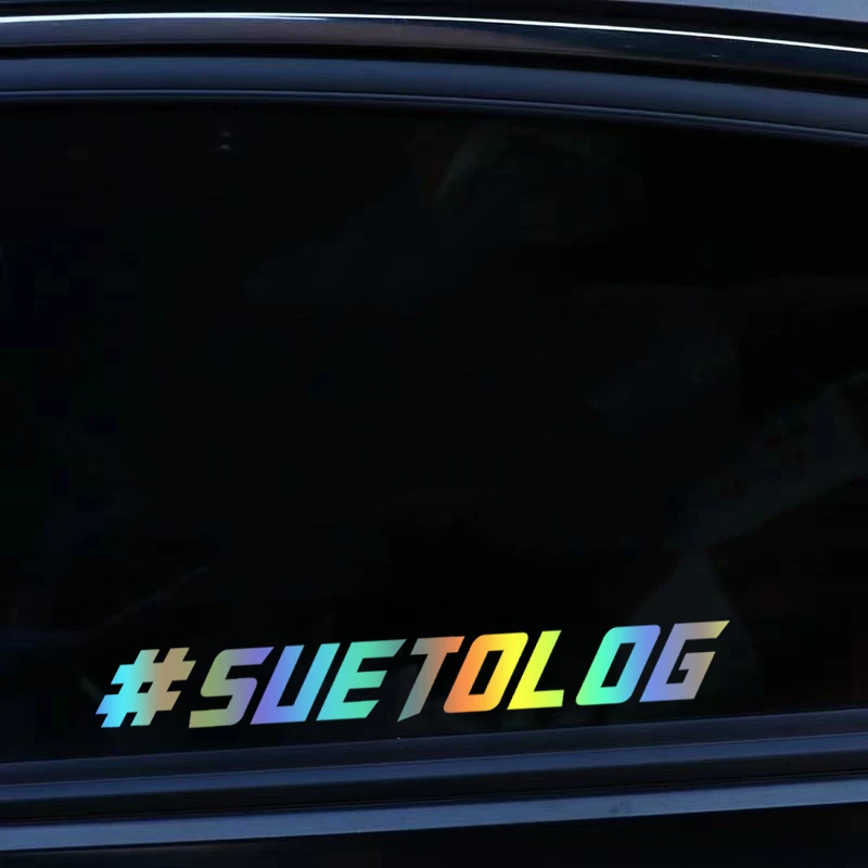 41605# Die-Cut Vinyl Decal #SUETOLOG Car Sticker Waterproof Auto Decors on Car Body Bumper Rear Window 6