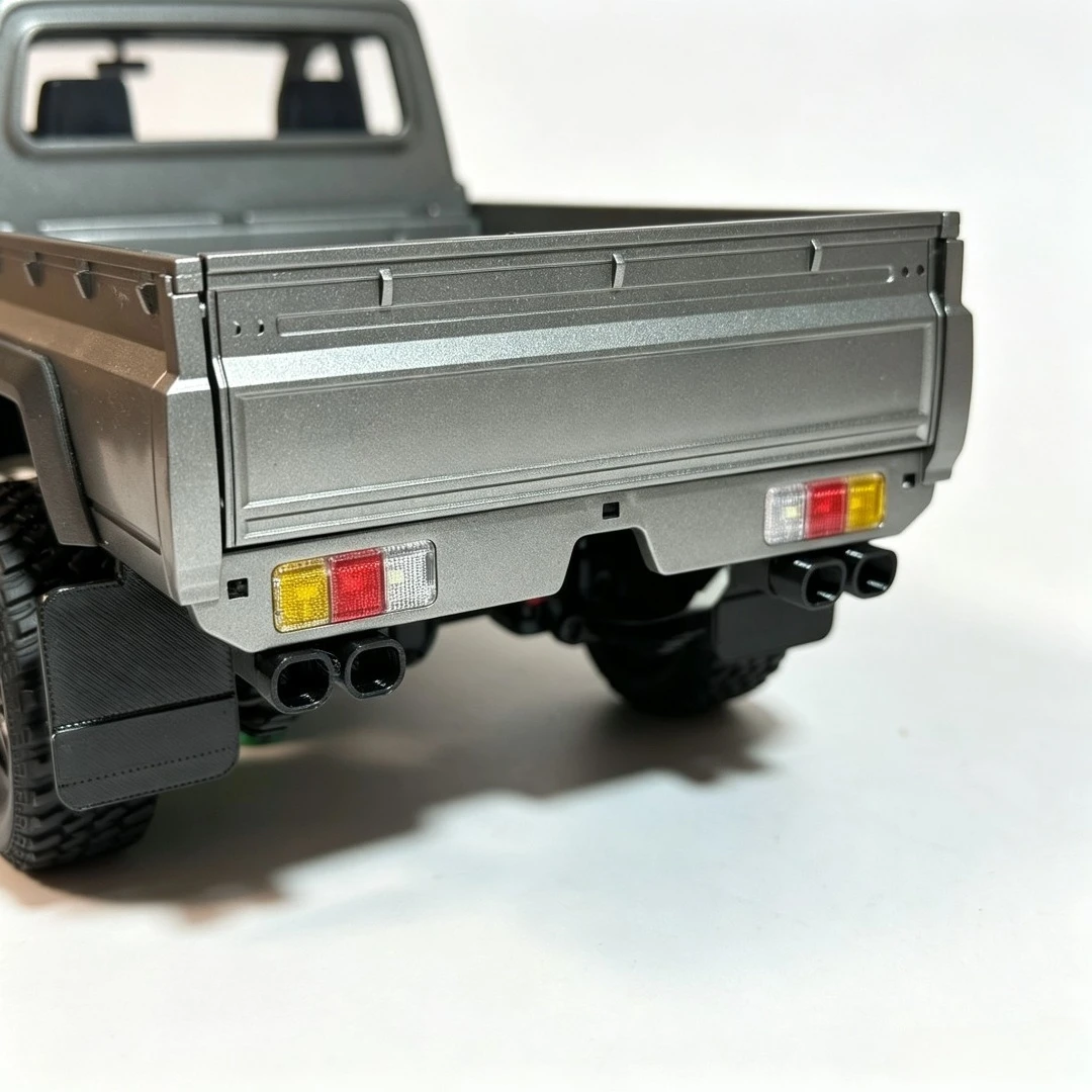 1/12 RC Off Road Car 3D Printed Exhaust Tube Custom Model Number For MN82 MN82P Decorative Styling Decor Upgrade Mod Accessories
