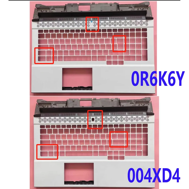 Z For DELL Alienware Area 51M R2 Laptop Palmrest Upper Case White 0R6K6Y / 004XD4