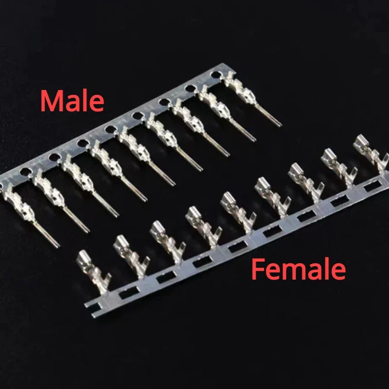 100pcs/lot spacing 2.0mm Male female Terminal Plug Connectors Wire Cable Housing Male Crimp Pins PH-R Mating PH2.0 terminals
