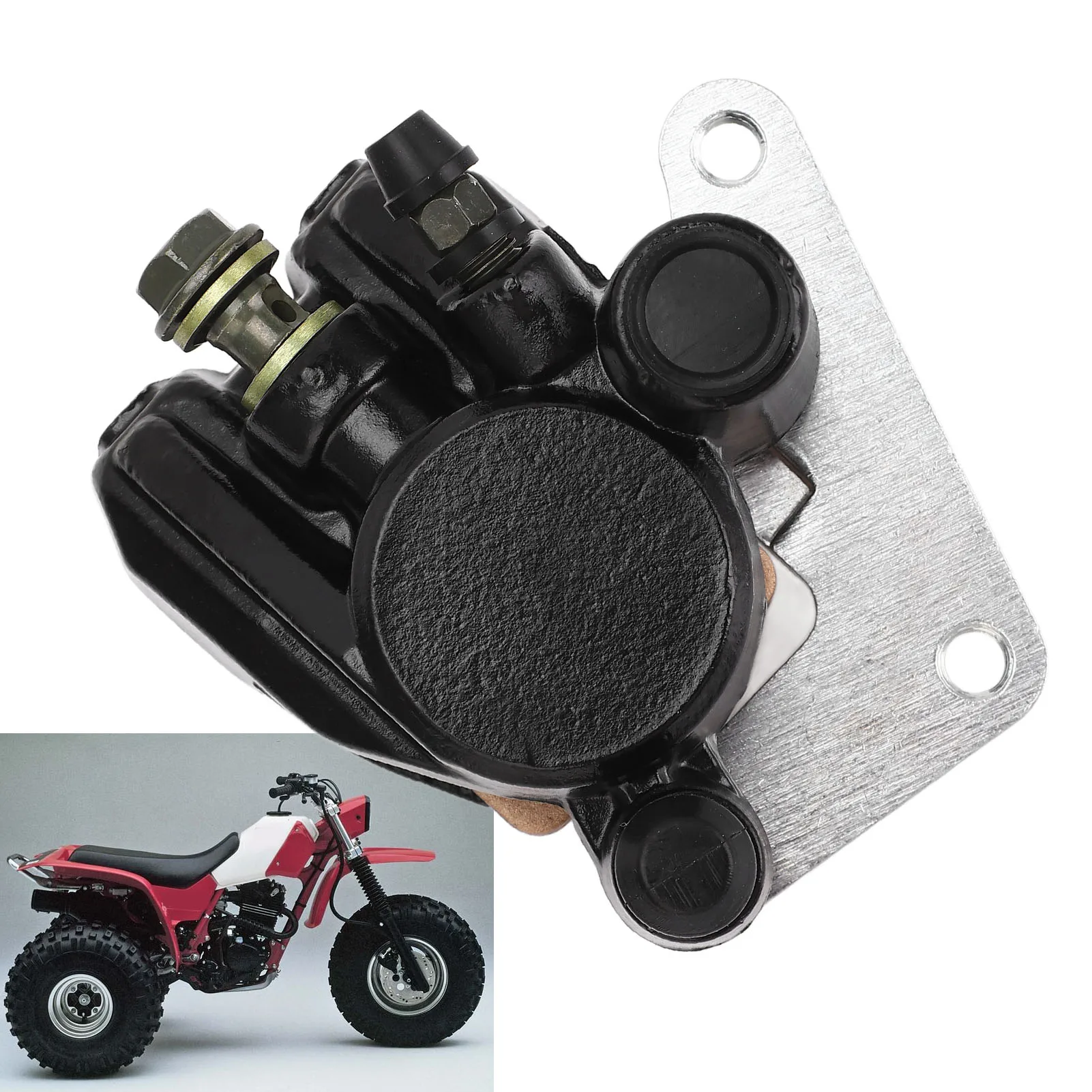 

Суппорт тормозной передний в сборе с тормозными колодками, прочная металлическая конструкция, дисковый тормозной суппорт для ATC200X ATC250R