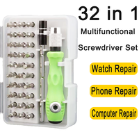 32 In 1 Screwdriver Set Precision Mini Magnetic Multifunction Manual Kit for Mobile Phone Computer Electronic Repair Tool