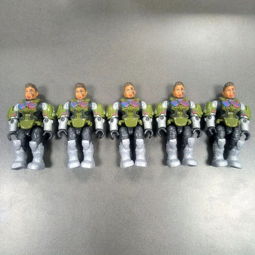 

5PCS Mega Construx Heroes Series #18 UNSC Lt. Colonel Kinsano (Green)