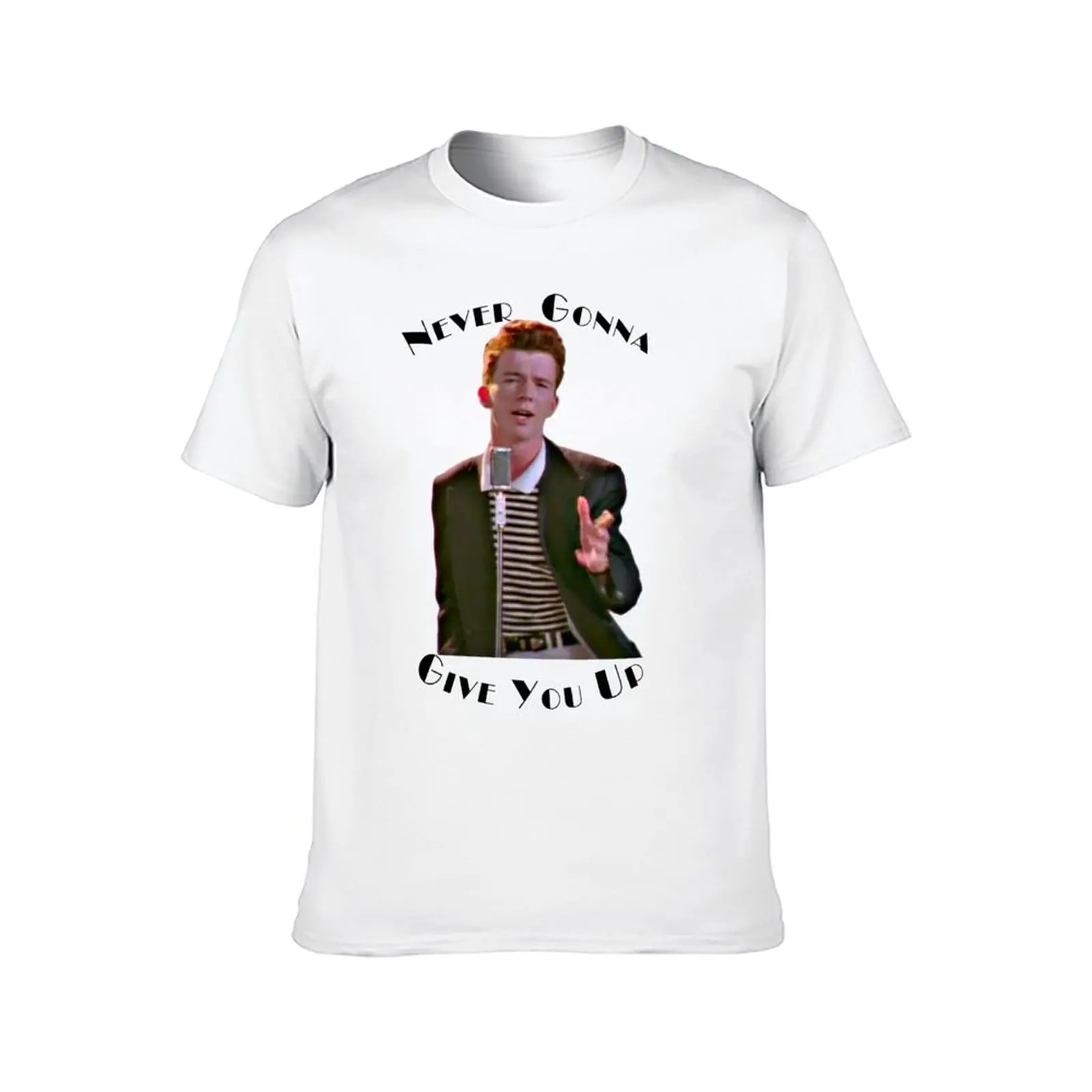 Never Gonna Give You Up Rickroll - Rick Astley T-Shirt t shirts with prints g man t shirts for men T-Shirt