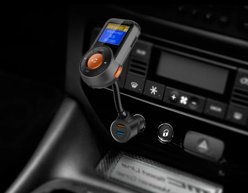 Music Player Car Mp3 Transmitter New Of Bluetooth Modulator Usb Quick Charge Handsfree