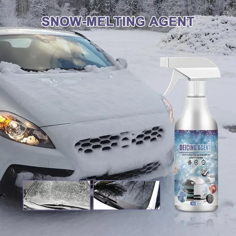 Windshield Washer Fluid Instantly Melts Ice Winter Frost Deicer Snow Melting Defrost Liquid Car Window Cleaner For Car