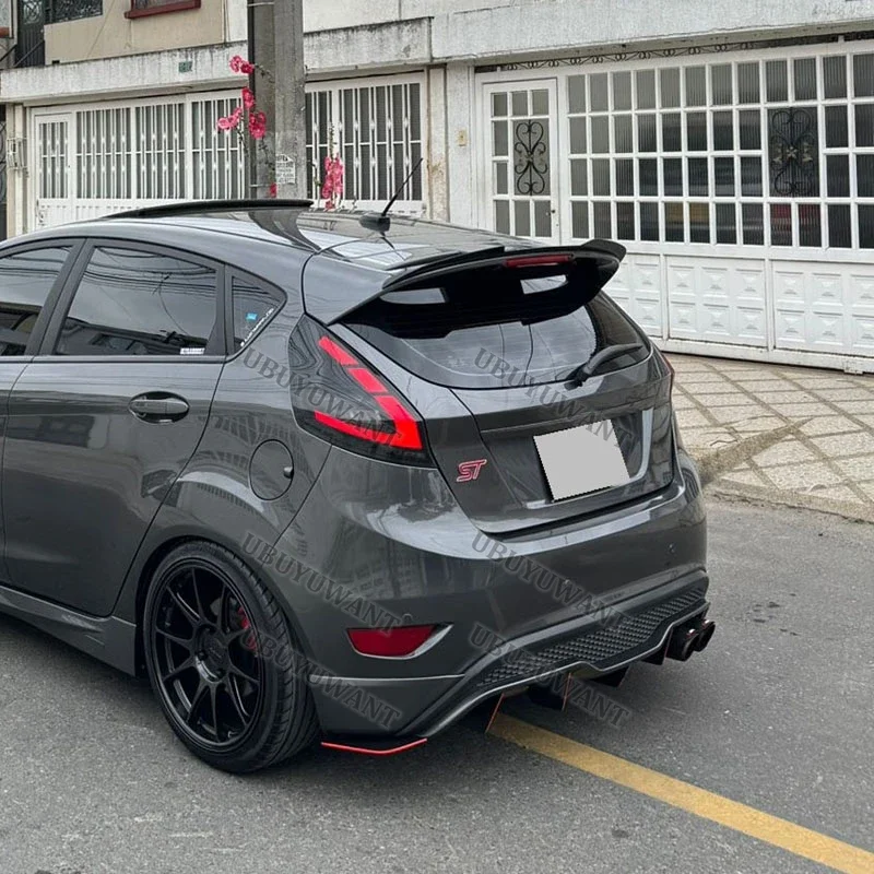 For FORD For FIESTA MK6 MK7 MK7.5 MK8 ST 2002-2021 Rear Trunk Lip High Quality ABS Plastic Wing Spoiler Car Styling view 3