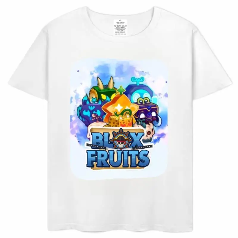 

Hot Kawaii Cartoon Game B-blox Fruits 3D Print Cute Clothing Male Outdoor Clothe for Children Boy Girl Children TShirt Top Shirt