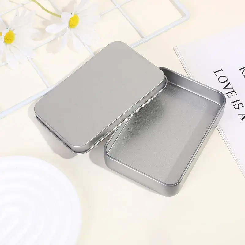 Tragbare Schmuckschatulle aus Blech für Ringe, Ohrringe, Halsketten, Mini-Metallbehälter für verschiedene Zwecke – Detail 3