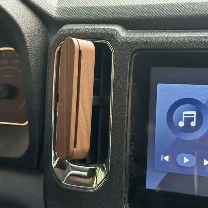 Car Wooden Magnetic Air Conditioner Aromatherapy Diffuser, Aromatherapy Diffuser, Easy to Install, No Battery, No Perfume
