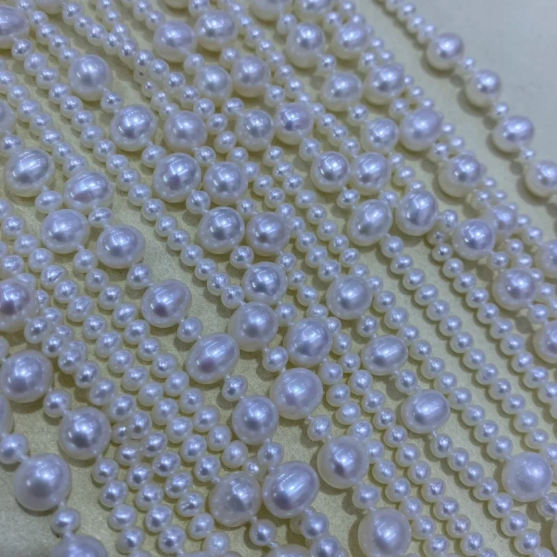 

AAA New Long Natural Freshwater Pearl Necklace Women Sweater Chain Female Collares Statement Pearls Jewlery Wedding Party Gifts