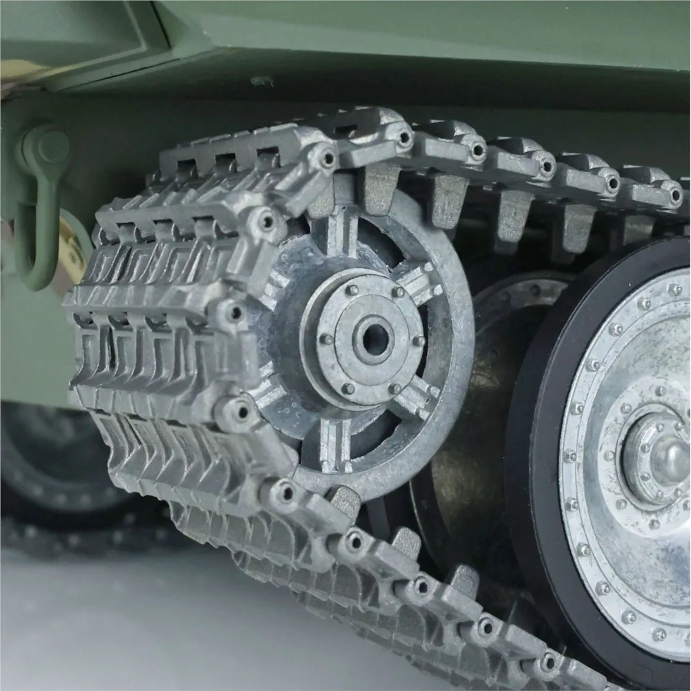 1/16 HENG LONG 7.0 مخصص Jadpanther RTR دبابة مع جهاز للتحكم عن بُعد 3869 FPV مسارات معدنية عجلات عن بعد بانزر سيارات لعب نموذج TH17442 #6