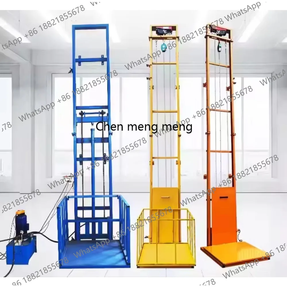 

Заводской гидравлический грузовой подъемник для небольших грузов, новый стальной складской электрический канатный подъемник для домашнего использования