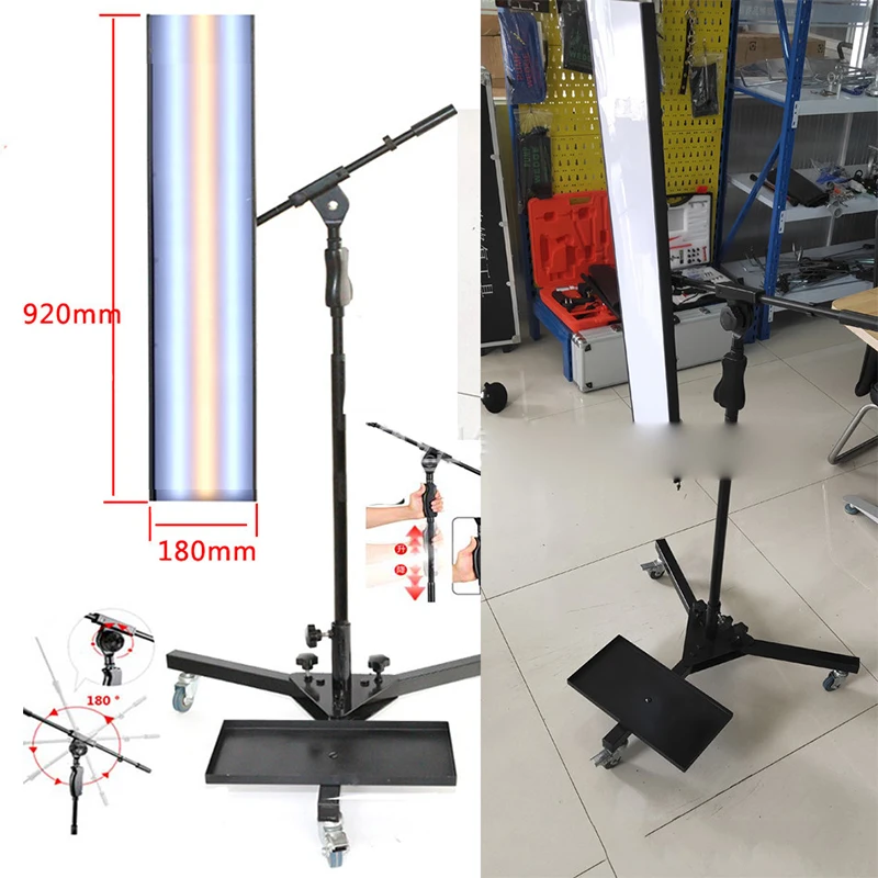 Dent Repair Inspection Lamp Car Bump Repair LED Leveling Lamp Large Bracket Adjustable Car Dent Repair Tool