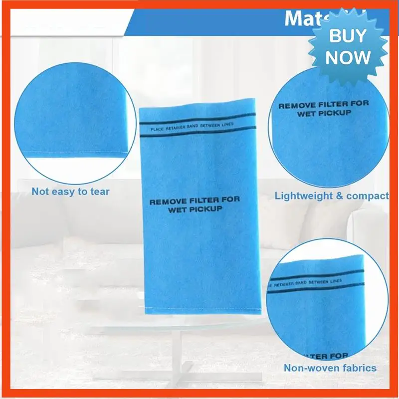 BISM WS01025F2 كيس مرشح الرطب والجاف للحرفي 9-38737 المكانس الكهربائية مع أشرطة الاحتفاظ استبدال VF2000 12 + 4