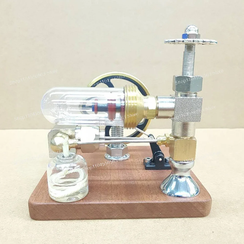 

For Physics Education & Display: Powered Stirling Engine Model - External Combustion Demonstration Toy & Scientific Kit
