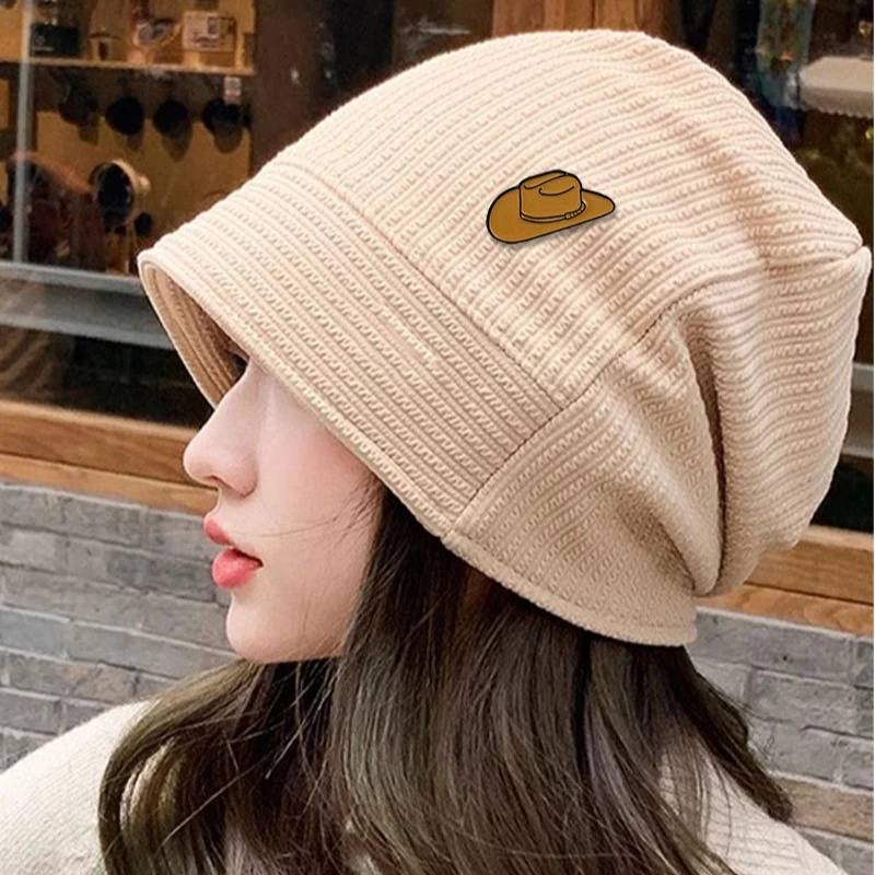 Unisex Fashion Cowboy Hat Enamel Alloy Brooch Badge for DIY Clothes Bags Shoes Hat Scarf T-shirt Jeans Clothing Accessories