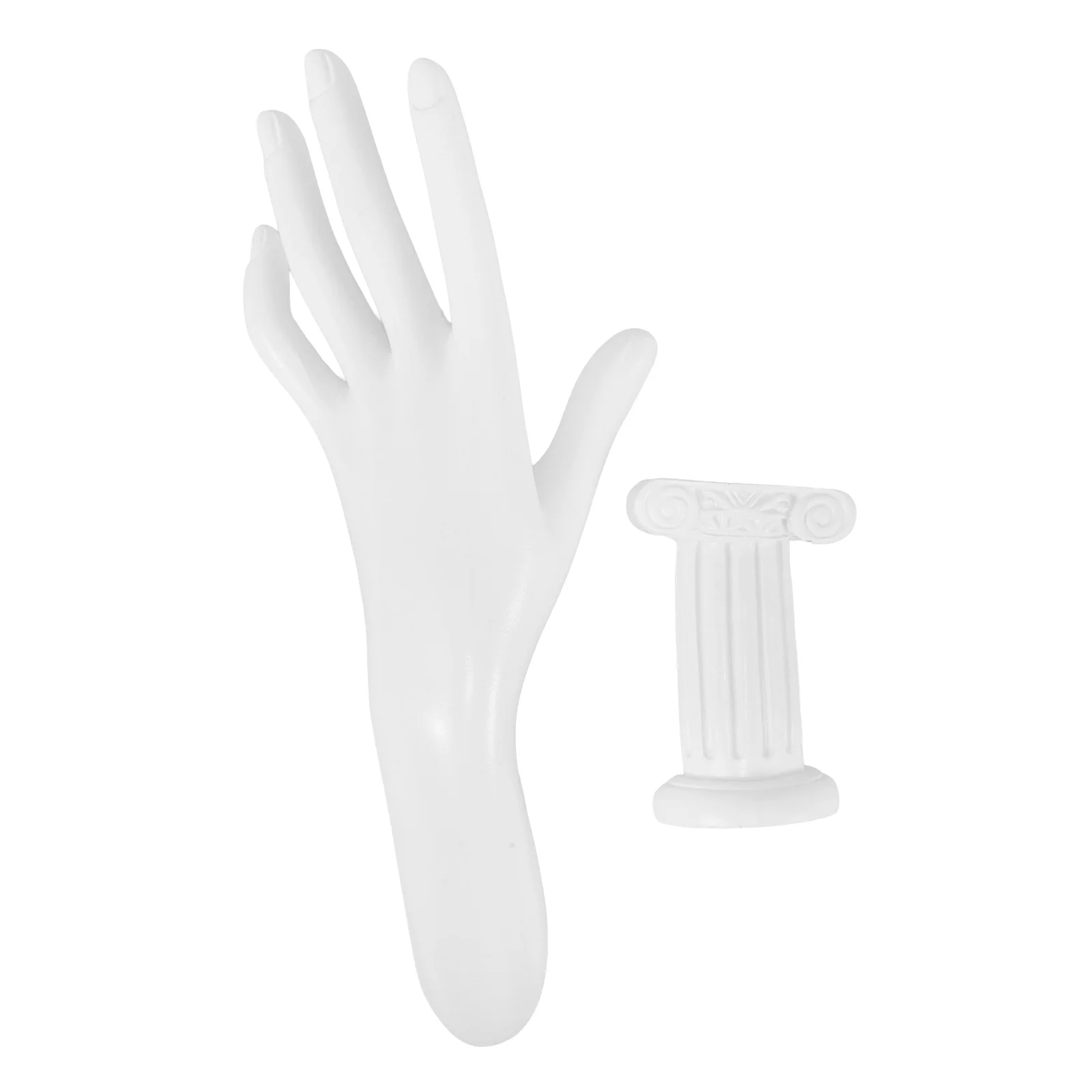 

H Model Jewelry Holder Unique Shape Resin Tabletop Mannequin St Necklace Supplies Ring Accessories Display Store Lightweight