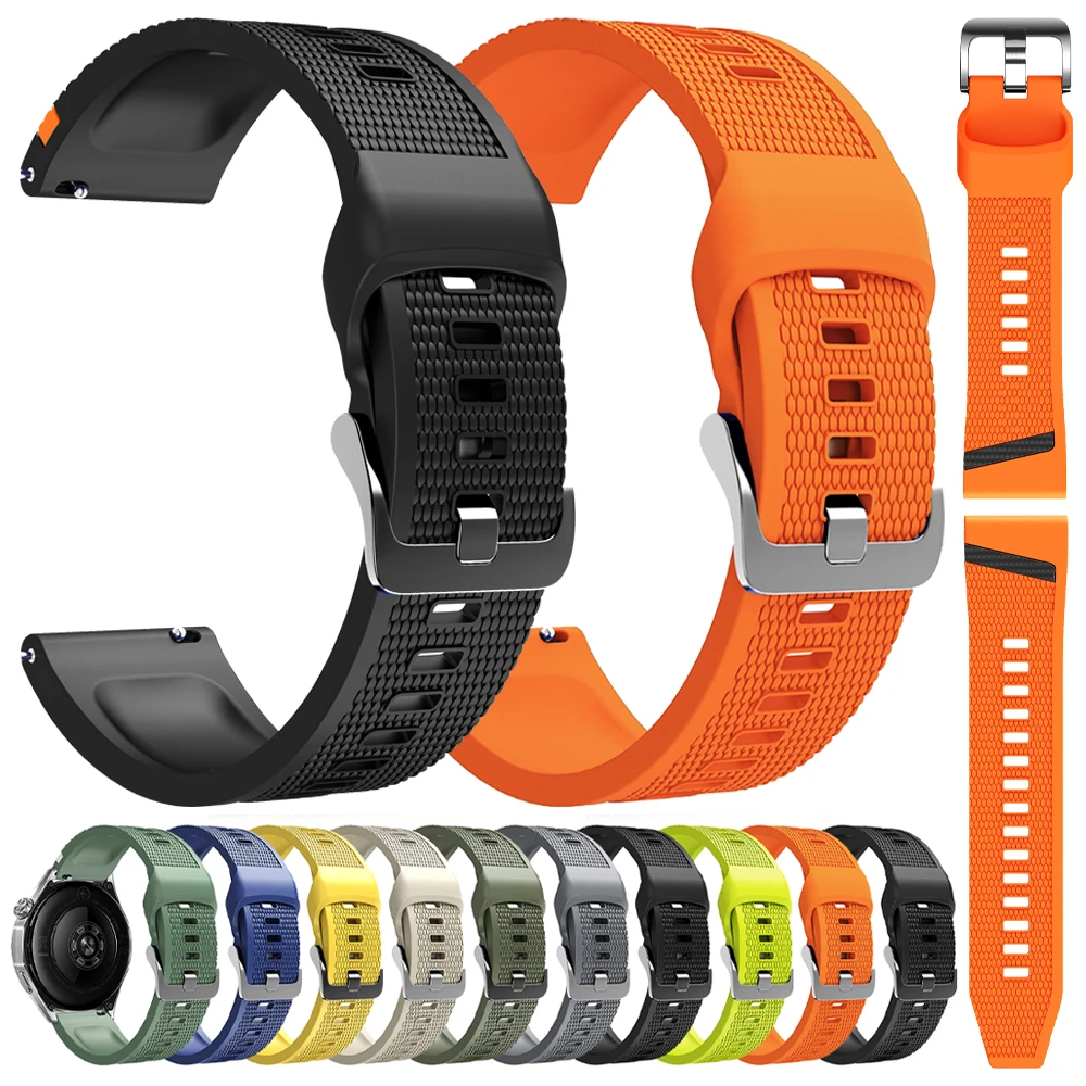 TicWatch Pro 3 Ultra E2 S2 Pro X GTW 2021 スマートウォッチ用、22mm幅のスポーツシリコン製腕時計バンド。交換用ブレスレット。レディース、メンズ。 1