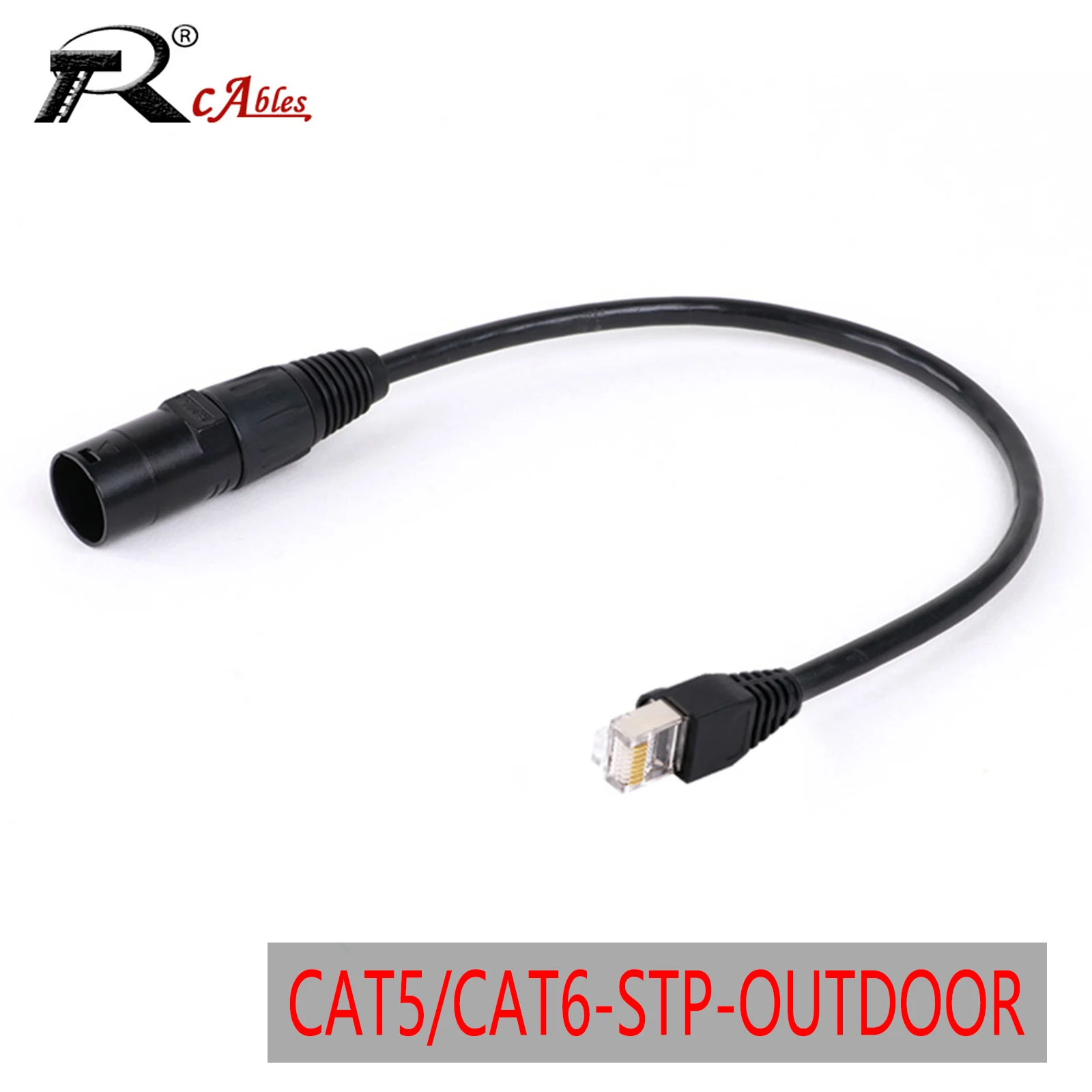 

STP etherCON TOP to Booted RJ45 LAN Network Extension Cord Waterproof CAT5/CAT6 Shielded Ethernet RJ45 Cable for Profiler,Router