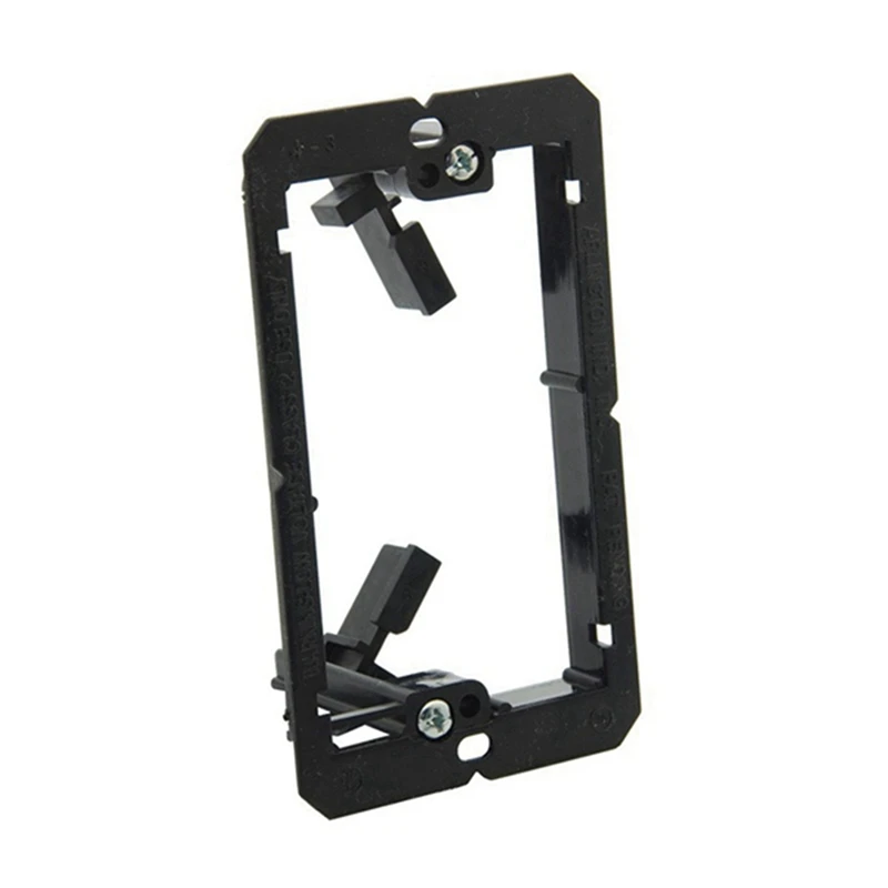 2025 New-24 Pcs Single Gang (1-Gang) Low Voltage Wallplate Mounting Bracket - Black