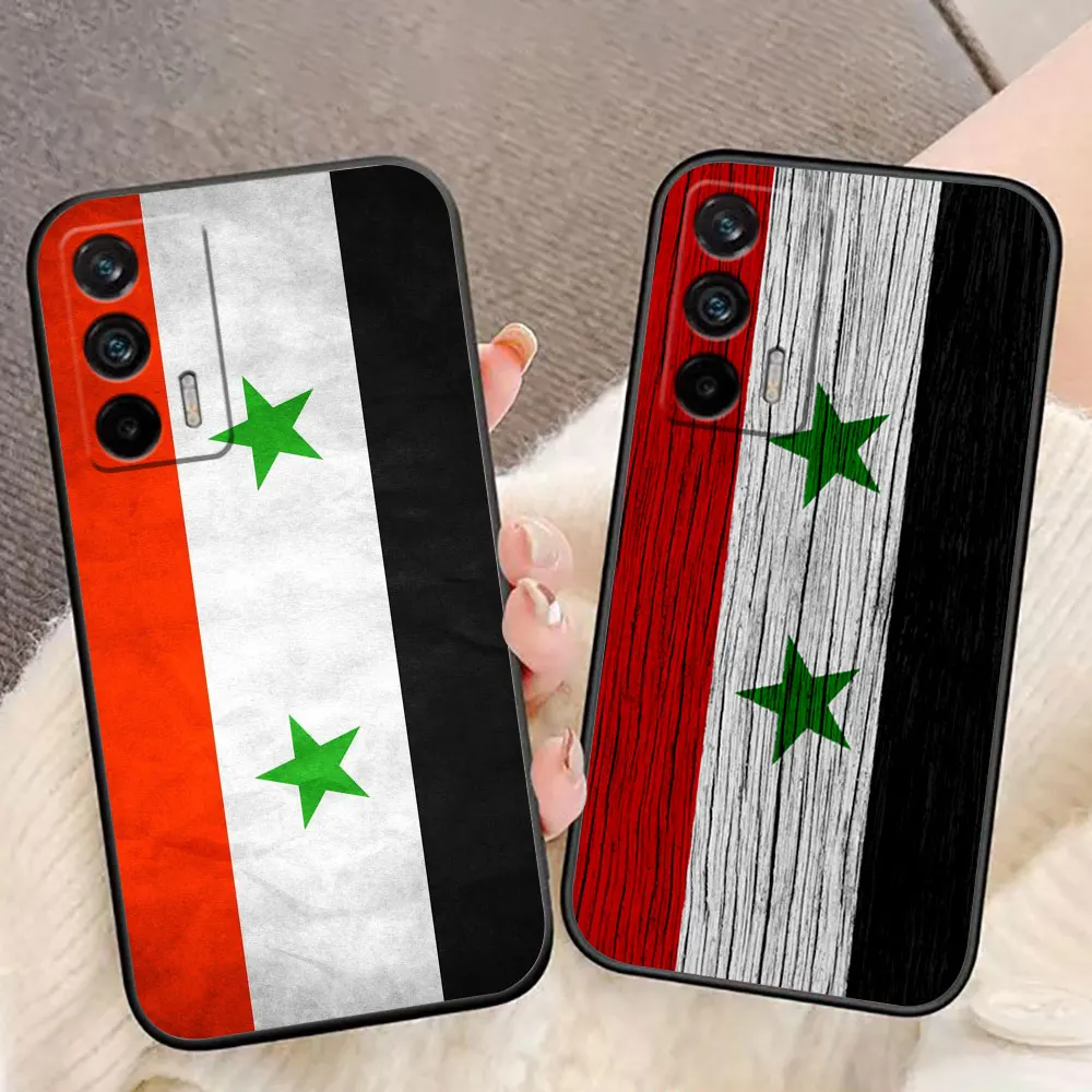 S-Syrian Flag Phone Case For OPPO REALME GT NEO 2 Master NARZO 50I 50A 50 Pro X50 C65 C55 C53 C35 C33 C30S C30 C21Y C20 C15 Case