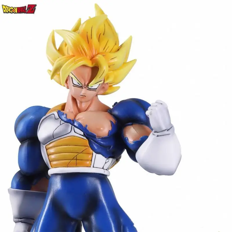 Dragon Ball Muscle Goku Mental Time House Anime Figure Model Statue, Garçons Collection, Décoration de bureau, Ornement, Jouets Cadeaux, 33cm