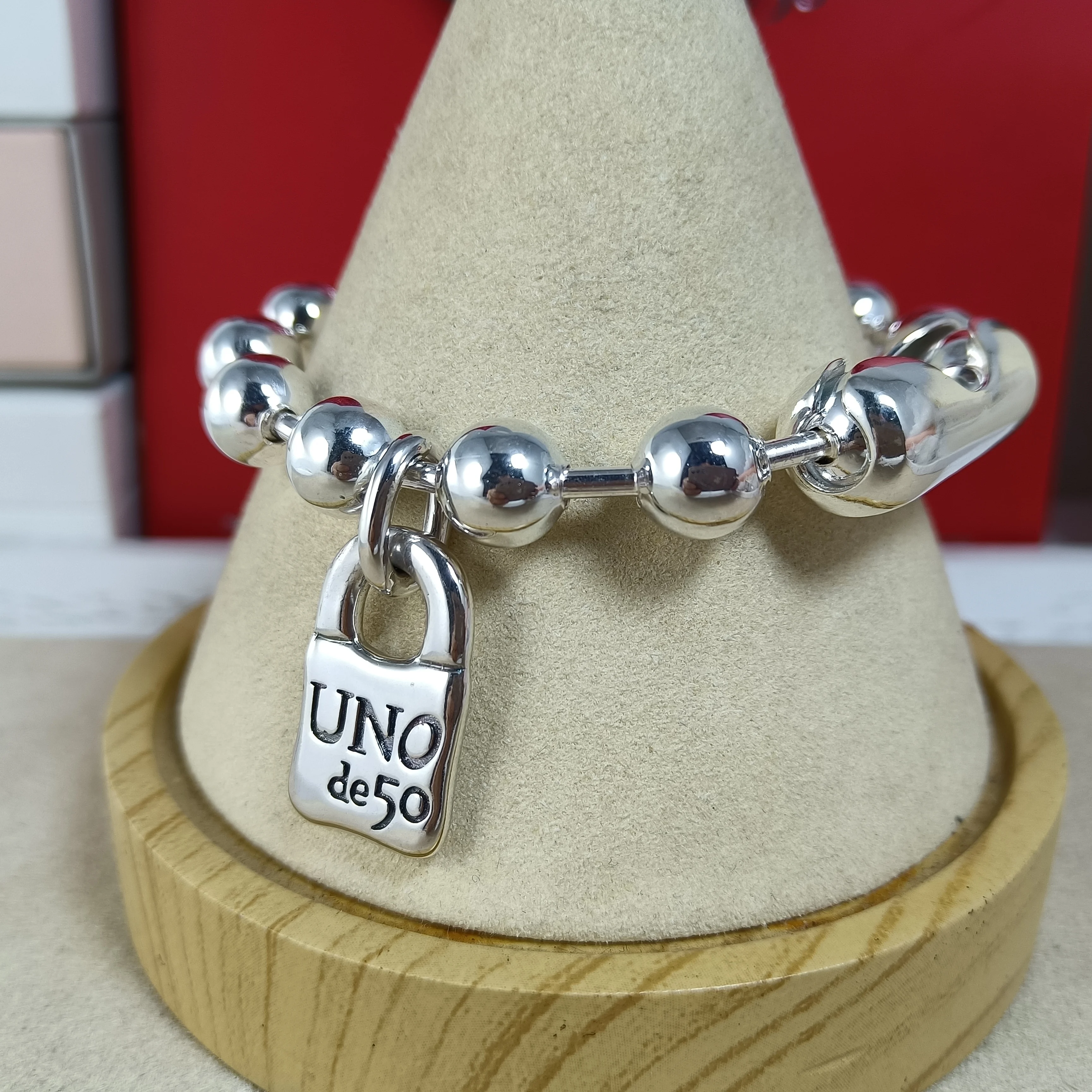 HSC UNO DE Alloy Bracelet NEW IN Original Custom Spanish Jewelry Collection Women Fashion Charm Gift Wholesale Free Shipping