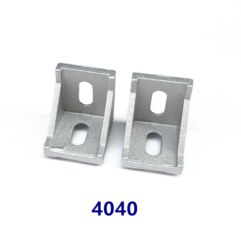 Aluminum 2020 Corner Bracket Fitting 2028 2040 3030 4040 Corner Angle Bracket for Connector Aluminum Profile CNC Router