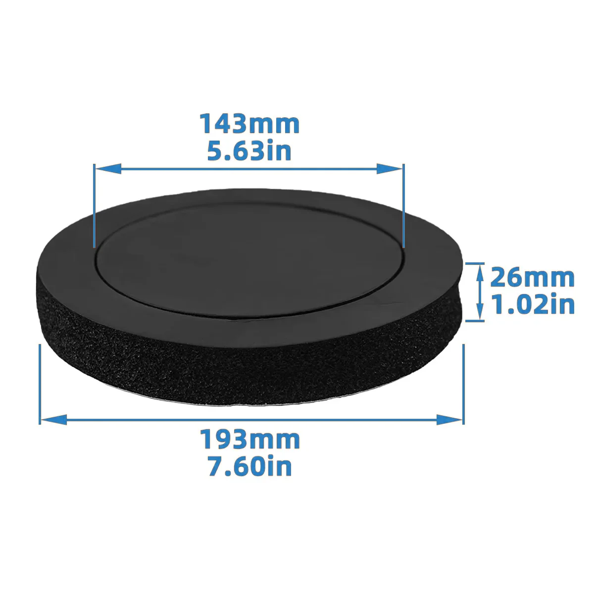 1/2/4PCS Car Door Speaker Sound Absorbing Sponge Pad Self Adhesive Auto Audio Soundproof Damping Speaker Gasket Car Accessories