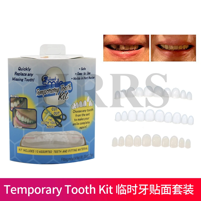 Solid High Quality False Teeth Beauty Veneers Temporary Dental Stickers Missing Replacement Cosmetic Denture