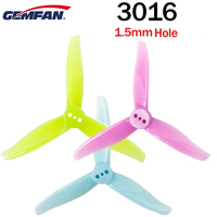 6 pairs / 12 pairs Gemfan 3016 Propeller 1.5m  hole 3 inch 3-Blade CW CCW FPV Propeller Mini Props For 3inch FPV Racing Drone